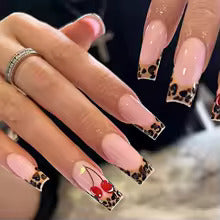 24 Pc French Press On Nails